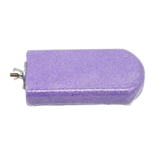 Vogel-Sitzstange aus Vulkanstein, für Papageien, Nymphensittiche, Wellensittiche, Käfigpflege-Spielzeug, Eiscreme-Design, Violett Vogel-Sitzstange aus Vulkanstein, für Papageien, Nymphensittiche, Wellensittiche, Käfigpflege-Spielzeug, Eiscreme-Design, Violett von HouseVibe