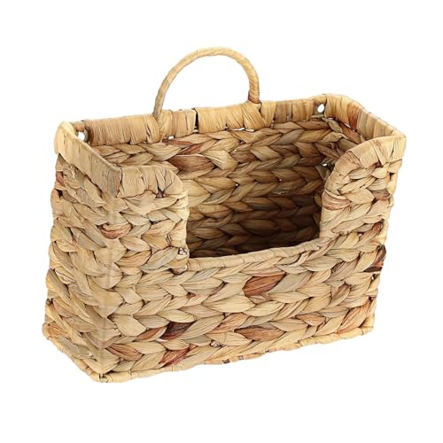 Wandmontierter Post-Organizer, rustikaler Mehrzweck-Aktenhalter für Dokumente, Umschläge, Ordner, Zeitungen, 30 x 11 x 25 cm von HouseVibe