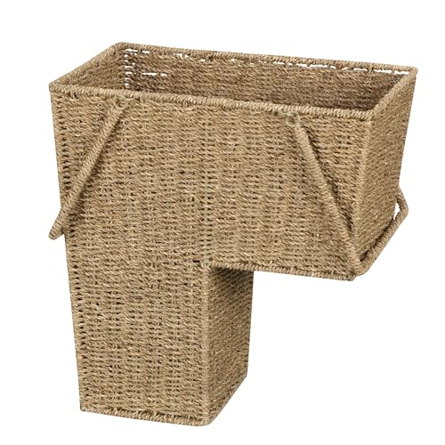 Household Essentials Seagrass Treppe Korb mit Griff von Household Essentials