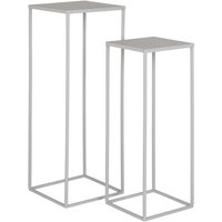 Housenordic Blumentopf Beja grau Stahl von Housenordic