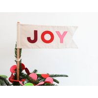 Joy Weihnachtsbaum Topper Fahne von HouseofHooray