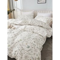 Blumen & Schmetterling Muster Bettbezug Set Ohne Füllmaterial 100% Baumwolle von HausofTales