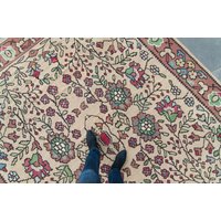 Vintage Balkan 8'1 "x 9'7" Teppich Kilim Handgefertigter Allover Floral Flach Gewebter Großer Wollteppich 1920Er Jahre - Kostenloser Domestic-Versand Vintage Balkan 8'1 "x 9'7" Teppich Kilim Handgefertigter Allover Floral Flach Gewebter Großer Wollteppich 1920Er Jahre - Kostenloser Domestic-Versand von HouseofSeance