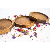 Vintage Holz Mitte Des Jahrhunderts Moderne Untersetzer Set Vintage Holz Mitte Des Jahrhunderts Moderne Untersetzer Set von HousetoHomeCoStore