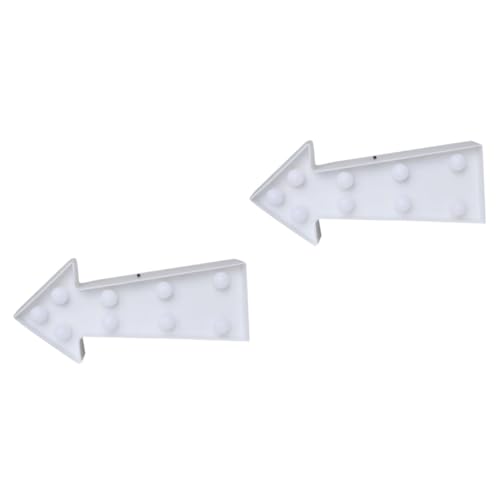 Housoutil 2St Pfeilzeichen Batterie Leuchtreklame LED-Schilderlicht Bar Neon- LED-Markierungsleuchten LED-Leuchtreklame Logo Nachtlicht Markierungslicht das Schild Weiß Modellieren Anzeige Housoutil 2St Pfeilzeichen Batterie Leuchtreklame LED-Schilderlicht Bar Neon- LED-Markierungsleuchten LED-Leuchtreklame Logo Nachtlicht Markierungslicht das Schild Weiß Modellieren Anzeige von Housoutil
