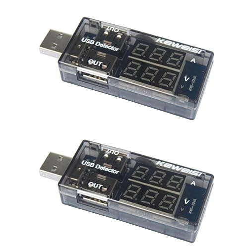 2st Usb-ladegeräte Prüfer Usb-tester Steckdosentester Spannungsmesser Tester Stromzähler Tester Usb Ein Ladegerät Stift-ladegerät Spannungswächter Kabel Spannungsdetektor 2st Usb-ladegeräte Prüfer Usb-tester Steckdosentester Spannungsmesser Tester Stromzähler Tester Usb Ein Ladegerät Stift-ladegerät Spannungswächter Kabel Spannungsdetektor von Housoutil
