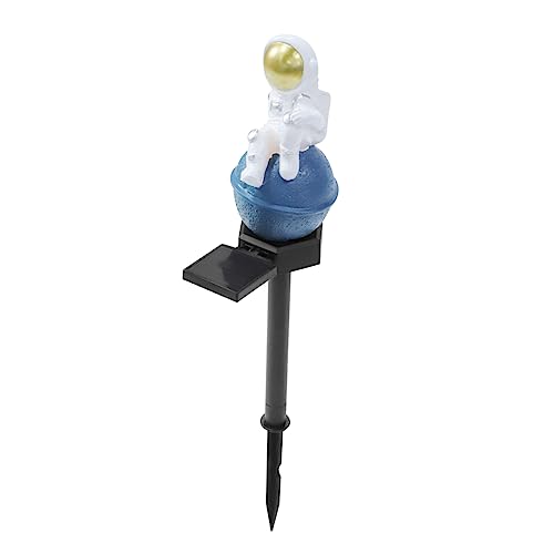 Astronaut Yard Laternenpfahl Solar Außenleuchten Gartenleuchten Solarbetriebene Wegeleuchte Robuste Und Einfach Zu Installierende Lampe von Housoutil