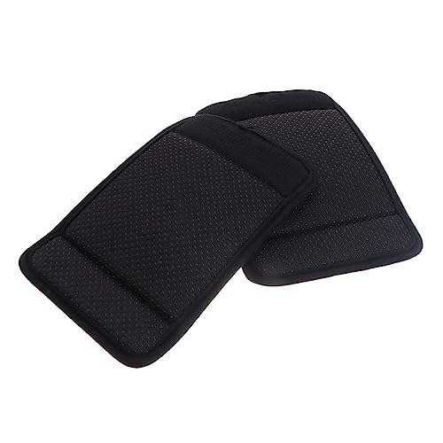Housoutil 1 Paar Rutschfestes Armlehnenpolster Unterstützung Rollstuhl Gehwagen-Griffabdeckung Handgriffpolster Handgriffabdeckung für Gehhilfe Handstützpolster für Gehhilfen Polyester Black von Housoutil