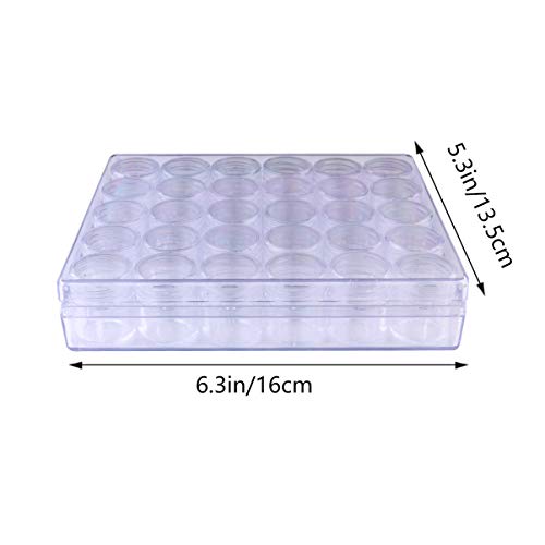 Housoutil 1 Satz Fächer Aufbewahrungsbox für Schmuck und Bastelbedarf Transparente Diamant Behälter mit Deckeln für Perlen Strass und Zubehör für DIY Projekte Housoutil 1 Satz Fächer Aufbewahrungsbox für Schmuck und Bastelbedarf Transparente Diamant Behälter mit Deckeln für Perlen Strass und Zubehör für DIY Projekte von Housoutil