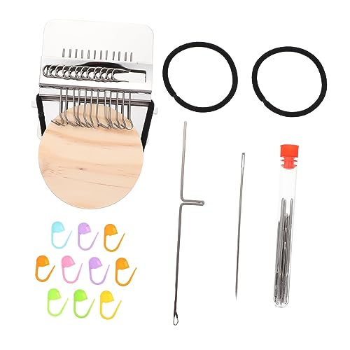 Housoutil 1 Satz Flechtwerkzeuge Mini klein wandteppich nähmaschine Kleider Kleidung DIY Webstuhl Webmaschine aus Holz Werkzeuge zum Ausbessern von Kleidung Webwerkzeug Gummi Housoutil 1 Satz Flechtwerkzeuge Mini klein wandteppich nähmaschine Kleider Kleidung DIY Webstuhl Webmaschine aus Holz Werkzeuge zum Ausbessern von Kleidung Webwerkzeug Gummi von Housoutil