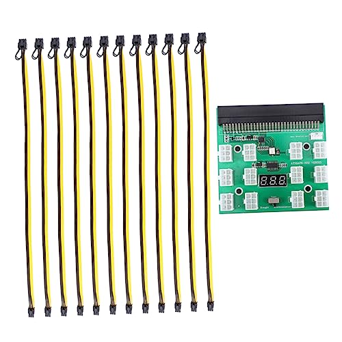 Housoutil Bergbau Netzteil Gpu Board Adapter 12v 8pin Zu 6pin Konverter Kabel Für Server Housoutil Bergbau Netzteil Gpu Board Adapter 12v 8pin Zu 6pin Konverter Kabel Für Server von Housoutil