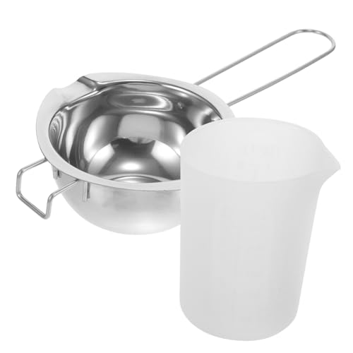 Housoutil 1 Set Kerzenherstellungsset Duftender Ätherischer Bienenwachstopf Messbecher Kerzenherstellungsset Wachsschmelzwärmer Professioneller Wachswärmer Wachsschmelzbrenner Housoutil 1 Set Kerzenherstellungsset Duftender Ätherischer Bienenwachstopf Messbecher Kerzenherstellungsset Wachsschmelzwärmer Professioneller Wachswärmer Wachsschmelzbrenner von Housoutil