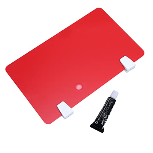 Housoutil 1 Stück Acryl-Trennwand Panel Desk Privacy Teiler Sichtschutztrenner Datenschutztafel Desktop-Schallwand Separator Schreibtischteiler tragbares Desk Partitionsbarrier -Panel rot Housoutil 1 Stück Acryl-Trennwand Panel Desk Privacy Teiler Sichtschutztrenner Datenschutztafel Desktop-Schallwand Separator Schreibtischteiler tragbares Desk Partitionsbarrier -Panel rot von Housoutil