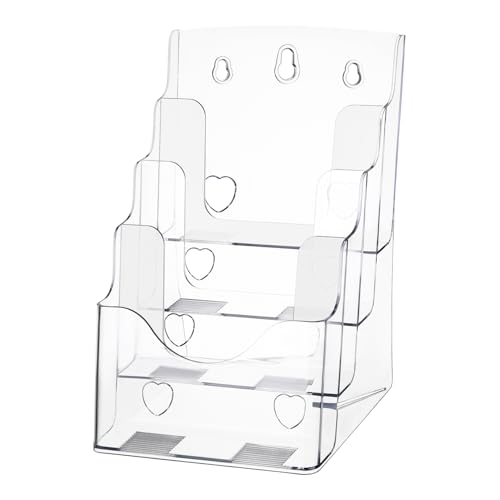 Housoutil 1 Stück Daten-Rack-Box Dateianzeige Staffeleien Übersichtlicher Datei-Organizer Geschmeidig Behälter Prospekthalter Desktop Begrüßen DREI Stufenliteraturhalter Transparent Plastik Housoutil 1 Stück Daten-Rack-Box Dateianzeige Staffeleien Übersichtlicher Datei-Organizer Geschmeidig Behälter Prospekthalter Desktop Begrüßen DREI Stufenliteraturhalter Transparent Plastik von Housoutil