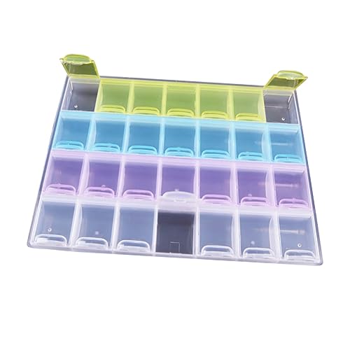 Housoutil 1 Stück Fächer Aufbewahrungsbox für Praktische Diamantlagerung Leicht und Tragbar Transparentes Design für DIY Kunsthandwerk für Perlen Schmuck und Bastelzubehör Housoutil 1 Stück Fächer Aufbewahrungsbox für Praktische Diamantlagerung Leicht und Tragbar Transparentes Design für DIY Kunsthandwerk für Perlen Schmuck und Bastelzubehör von Housoutil