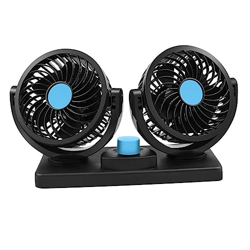 Housoutil 1 Stück Mini USB Auto Kühler mit Doppelkopf Leiser Einstellbarer Rotierender für Sommer Geeignet für Auto und Zuhause USB Betrieben Energieeffizient Housoutil 1 Stück Mini USB Auto Kühler mit Doppelkopf Leiser Einstellbarer Rotierender für Sommer Geeignet für Auto und Zuhause USB Betrieben Energieeffizient von Housoutil