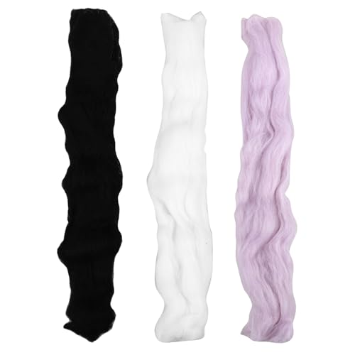 Housoutil 1 Wollfilz-spaß Nadel Merino Bastelmaterial Selber Filzen Praktisches Filzset Bastelset Handgefertigtes Filzmaterial Handgefertigtes Filzset Liefert Tragbares Filzset Wolle von Housoutil