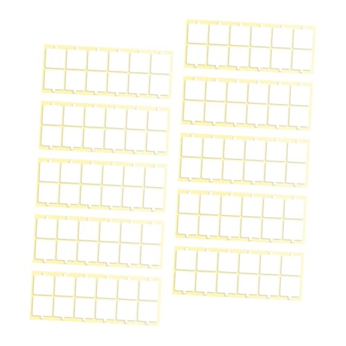 Housoutil 10 Blatt doppelseitiges Klebeband Doppelseitiger Klebstoff Quadrate mit doppelseitigem Klebeband Doppelklebeband Haftquadrate doppelseitig Klangsicheres Band Acryl Transparent von Housoutil