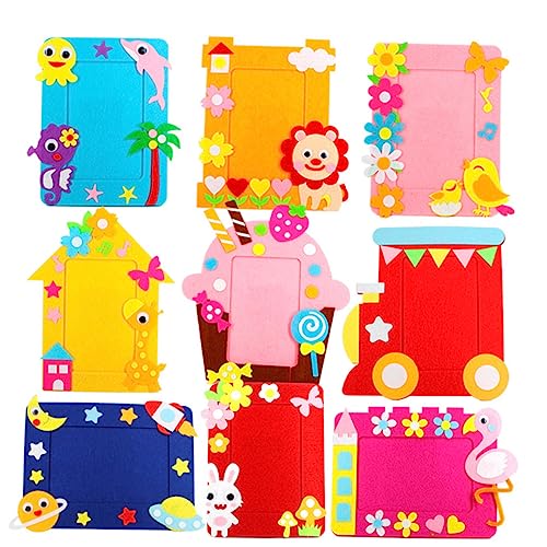 Housoutil 10 Satz DIY Bastelset für Teiliges Nonwovens Album mit Aufklebern und Dekoration für Projekte zu Hause Schule Fördert Fantasie und Praktische Fähigkeiten Housoutil 10 Satz DIY Bastelset für Teiliges Nonwovens Album mit Aufklebern und Dekoration für Projekte zu Hause Schule Fördert Fantasie und Praktische Fähigkeiten von Housoutil