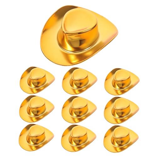 Housoutil 10 Stück Mini Cowboy Hüte Glitzernde Miniaturhüte für DIY Puppendekoration Bastelzubehör für Geburtstagsfeiern und Kreative Projekte Vielseitig Einsetzbar Housoutil 10 Stück Mini Cowboy Hüte Glitzernde Miniaturhüte für DIY Puppendekoration Bastelzubehör für Geburtstagsfeiern und Kreative Projekte Vielseitig Einsetzbar von Housoutil