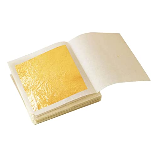 Housoutil 10 Stück Reines Goldfolienpapier Echtes Gold Goldflocken Bausatz Aus Blattgold Essbares Gold Essbarer Glitzer Essbares Blattgold Bettwäsche Folienpapier Für Die Dame Golden von Housoutil