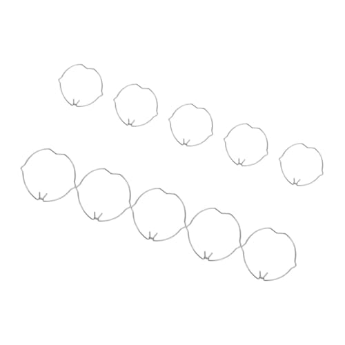 Housoutil 10 Stück Teiliges Federklammern für Einbauleuchten Doppelte Ohren Form Langlebige Metallclips für Halogen und LED Spotlights Einfache Montage Kompatibel mit Verschiedenen von Housoutil