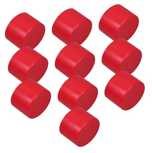 Housoutil 10 Teiliges PE Rohrschutzkappen Rot Rutschfeste Endkappen für Gerüststahlrohre Robuste Schutzabdeckungen für Innen und Außenbereich Passgenaue Rohrabdeckungen für Baugerüste Housoutil 10 Teiliges PE Rohrschutzkappen Rot Rutschfeste Endkappen für Gerüststahlrohre Robuste Schutzabdeckungen für Innen und Außenbereich Passgenaue Rohrabdeckungen für Baugerüste von Housoutil