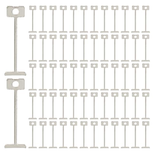 Housoutil 100 Stück Fliesen nivelliersystem Stahlnadeln Wiederverwendbar Fliesennivellierer Ersatznadeln für Boden und Wand Montagefreundlich Langlebig von Housoutil