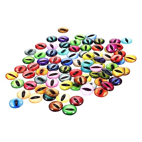 Housoutil 100stücke Glasaugen Für Puppen Simulierte Puppenaugen DIY-Augen Sicherheitsaugen Zum Basteln Glasaugen Für DIY Puppenaugen DIY-puppenaugen-zubehör Gemischten Stil Hochwertigem Glas von Housoutil