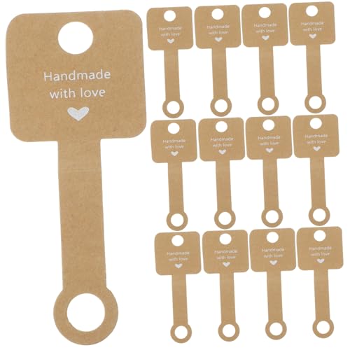 Housoutil 100 Stück Halskettenkarten für Schmuckdisplay Armbandhalterkarten Klappkarten Papier für Ringe und Präsentationszubehör für Schmuckverpackungen Housoutil 100 Stück Halskettenkarten für Schmuckdisplay Armbandhalterkarten Klappkarten Papier für Ringe und Präsentationszubehör für Schmuckverpackungen von Housoutil