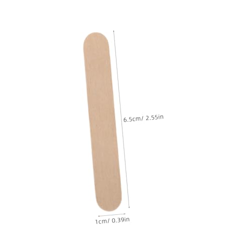 Housoutil 1000 Stück Natürliche Holzstäbchen Vielseitige Eisstiele für DIY Bastelprojekte Art Project Sticks Pflanzenbeschriftung Modellbau und Schulkunst von Housoutil