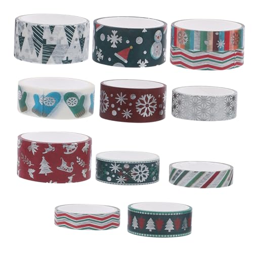 Housoutil 12 Rollen Teiliges Weihnachts Washi Tape Dekoratives Papierklebeband mit Festlichem Design Selbstklebend für DIY Geschenkverpackung Scrapbooking und Kreative Weihnachtsdeko Housoutil 12 Rollen Teiliges Weihnachts Washi Tape Dekoratives Papierklebeband mit Festlichem Design Selbstklebend für DIY Geschenkverpackung Scrapbooking und Kreative Weihnachtsdeko von Housoutil