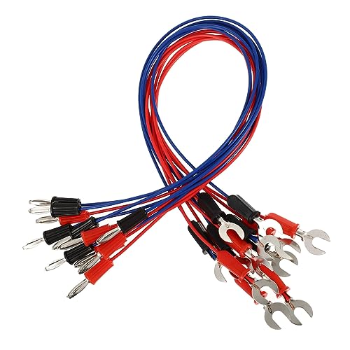 Housoutil 12 Stück Teiliges Isoliertes mit Bananen U förmigem Stecker Sicher und Vielseitig für Elektrische Messungen Ausbildung und Technik anwendungen Housoutil 12 Stück Teiliges Isoliertes mit Bananen U förmigem Stecker Sicher und Vielseitig für Elektrische Messungen Ausbildung und Technik anwendungen von Housoutil