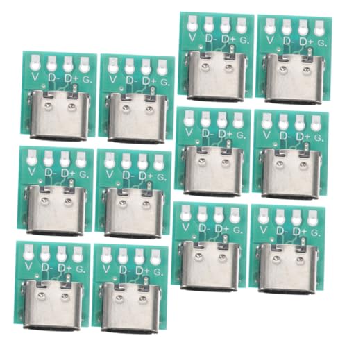 Housoutil 12 Stück -c-Platine Multi-ladegeräte Für Alle Geräte Ladekabel Typ c Rechtwinkliger Stecker Steckdosen Typ c Kabel Zu c -zu-c-Adapter -c-Kabel Hub Zinklegierung Housoutil 12 Stück -c-Platine Multi-ladegeräte Für Alle Geräte Ladekabel Typ c Rechtwinkliger Stecker Steckdosen Typ c Kabel Zu c -zu-c-Adapter -c-Kabel Hub Zinklegierung von Housoutil