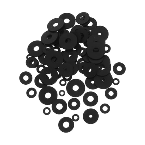 Housoutil 120st Gummidichtung Anti-vibrations-pads Schwarze Gummiunterlegscheiben Vibrationsdämpfende Gummischeibe Schlauch-gummischeibe Gummitüllenscheibe Gummischeiben Für Schrauben Black Housoutil 120st Gummidichtung Anti-vibrations-pads Schwarze Gummiunterlegscheiben Vibrationsdämpfende Gummischeibe Schlauch-gummischeibe Gummitüllenscheibe Gummischeiben Für Schrauben Black von Housoutil