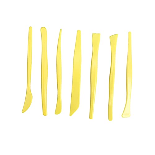 Housoutil 14 Stück Ultra Leichtes Teiliges Töpferwerkzeug Set für DIY Kunst Kunststoff Modellierwerkzeuge für Gravur Tonbearbeitung und Basteln Gelb Housoutil 14 Stück Ultra Leichtes Teiliges Töpferwerkzeug Set für DIY Kunst Kunststoff Modellierwerkzeuge für Gravur Tonbearbeitung und Basteln Gelb von Housoutil