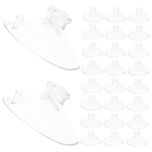 Housoutil 150 Stück Hochzeitsauto Blumenarrangement Vorräte Fenstersaugne Saugerbecher für Fenster Haken für Saugnäpfe Blumenhalter Saugnapfbecher Küchenspüle Caddy Saugnapf PVC Transparent von Housoutil