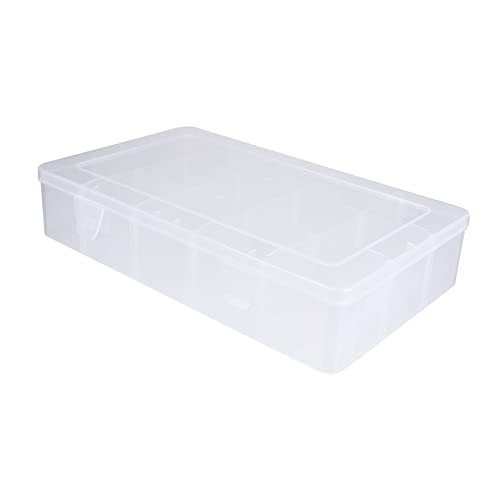 Housoutil 15gitter Organizer-Box Mit Herausnehmbaren Fächerteilern Aufbewahrungsbox Für Schmuck Perlen Ringe Bastelbedarf Nailart-Artikel Kleine Gegenstände Aus Robustem Pp-Kunststoff Housoutil 15gitter Organizer-Box Mit Herausnehmbaren Fächerteilern Aufbewahrungsbox Für Schmuck Perlen Ringe Bastelbedarf Nailart-Artikel Kleine Gegenstände Aus Robustem Pp-Kunststoff von Housoutil