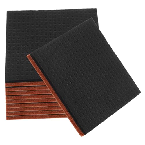 Housoutil Selbstklebende Filzgleiter Für Möbel Quadratisch Nicht Für Stühle Geeignet Selbstklebende Rückseite 50 Mm Filz-bodenschoner Für Stühle Tische Sofas von Housoutil