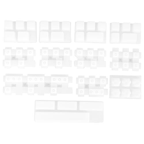 Housoutil Silikonform Für Epoxidharz Tastenkappen DIY Mit Kristall-epoxidformen Bastelwerkzeug Für Gaming-tastaturen Antihaftbeschichtet Leicht Zu Reinigen Und Recycelbar von Housoutil