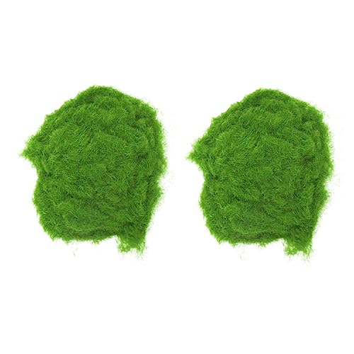Housoutil Künstliches Moos für Blumenpötte 2 Taschen Lebendige Farben Multifunktionale Moos Requisite für Selbstgemachte Projekte Pflegeleichtes Zubehör für von Housoutil