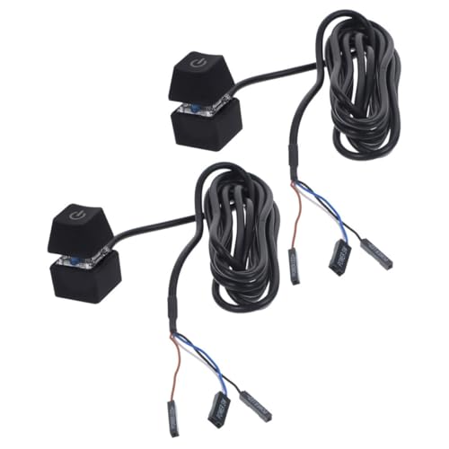 Housoutil 2stücke Pc Power Button Verlängerungskabel Externe Steuerung Für Desktop-Computer Einfache Installation Flexibles Design Für Komfortable Nutzung Housoutil 2stücke Pc Power Button Verlängerungskabel Externe Steuerung Für Desktop-Computer Einfache Installation Flexibles Design Für Komfortable Nutzung von Housoutil