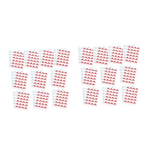 Housoutil 2 Sätze Selbstklebende Fotokucken Aufkleber Scrapbooking Bausatz Buchecken Scrapbooking -vorräte Fotoalbum Fotoecken Bildeckaufkleber Foto-klebeecken Papier Rot 480 Stück * 2 Housoutil 2 Sätze Selbstklebende Fotokucken Aufkleber Scrapbooking Bausatz Buchecken Scrapbooking -vorräte Fotoalbum Fotoecken Bildeckaufkleber Foto-klebeecken Papier Rot 480 Stück * 2 von Housoutil