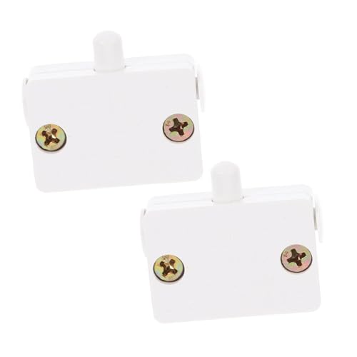 Housoutil 2 Stück Automatischer Kleiderschrank türschalter Normalerweise Geschlossen Robuster Schranklicht schalter für Möbelbeleuchtung Zuverlässiger Türkontaktschalter für von Housoutil