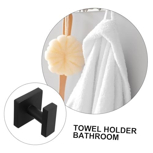 Housoutil 2 Stück Badetuchhaken aus Gebürstetem Edelstahl Wandmontage Robuster Handtuch- Bademantel Mantelhaken Vielseitig für Badezimmer Küche Schlafzimmer Flur Kompatibel mit Fliesen und von Housoutil