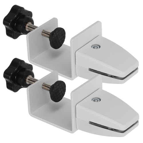 Housoutil 2 Stück Desktop Blenden Befestigungsclip Aluminiumständer Fest Universell Für Flache Büromöbel Trennwände Trennwand Clip Gadget Halterung Klemmhalter Schreibtischteiler Housoutil 2 Stück Desktop Blenden Befestigungsclip Aluminiumständer Fest Universell Für Flache Büromöbel Trennwände Trennwand Clip Gadget Halterung Klemmhalter Schreibtischteiler von Housoutil