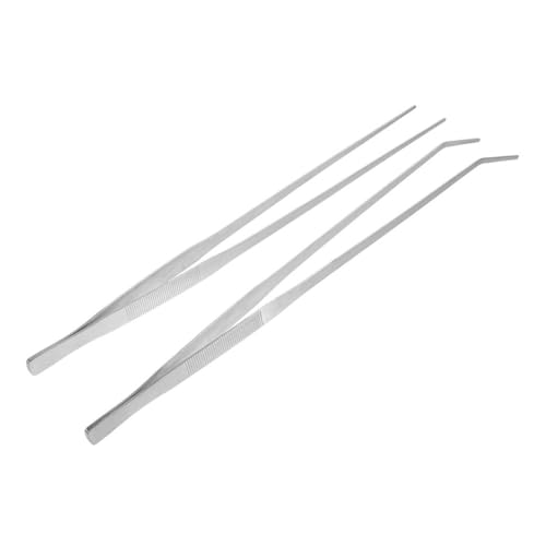 Housoutil 2 Stück Edelstahl Futterzange Extra Lang Gerade und Gebogene Spitze Pinzette Aquarium Werkzeug Reptilienfütterung Sicher Langlebig Praktisch für Terrarium und Fischbecken Housoutil 2 Stück Edelstahl Futterzange Extra Lang Gerade und Gebogene Spitze Pinzette Aquarium Werkzeug Reptilienfütterung Sicher Langlebig Praktisch für Terrarium und Fischbecken von Housoutil