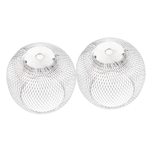Housoutil 2 Stück Handgefertigter Metall Lampenschirm für Pendelleuchte Offenes Design für Lichtausbeute Stilvoller Lampenschirm als Dekorativer Glühbirnenschutz für Wohnzimmer und Housoutil 2 Stück Handgefertigter Metall Lampenschirm für Pendelleuchte Offenes Design für Lichtausbeute Stilvoller Lampenschirm als Dekorativer Glühbirnenschutz für Wohnzimmer und von Housoutil