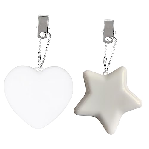 Housoutil 2 Stück Handtaschenlichter Mit Sensoraktivierung Herz Und Sternform Led Taschenlicht Für Frauen Nachtlicht Für Handtaschen Automatischer Lichtsensor von Housoutil
