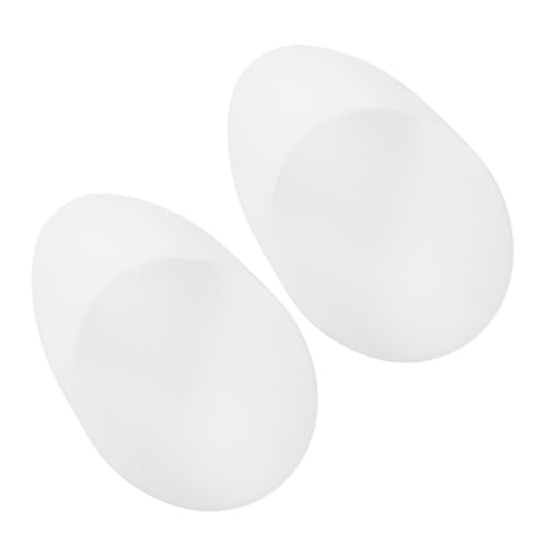 Housoutil 2 Stück Kunststoff Lampenschirm mit Bügel Design Weiß Langlebige Lampenabdeckung Ersatz für Steh Wandleuchten Dekorative Nachttisch Schreibtischlampe Robust und Langlebig von Housoutil